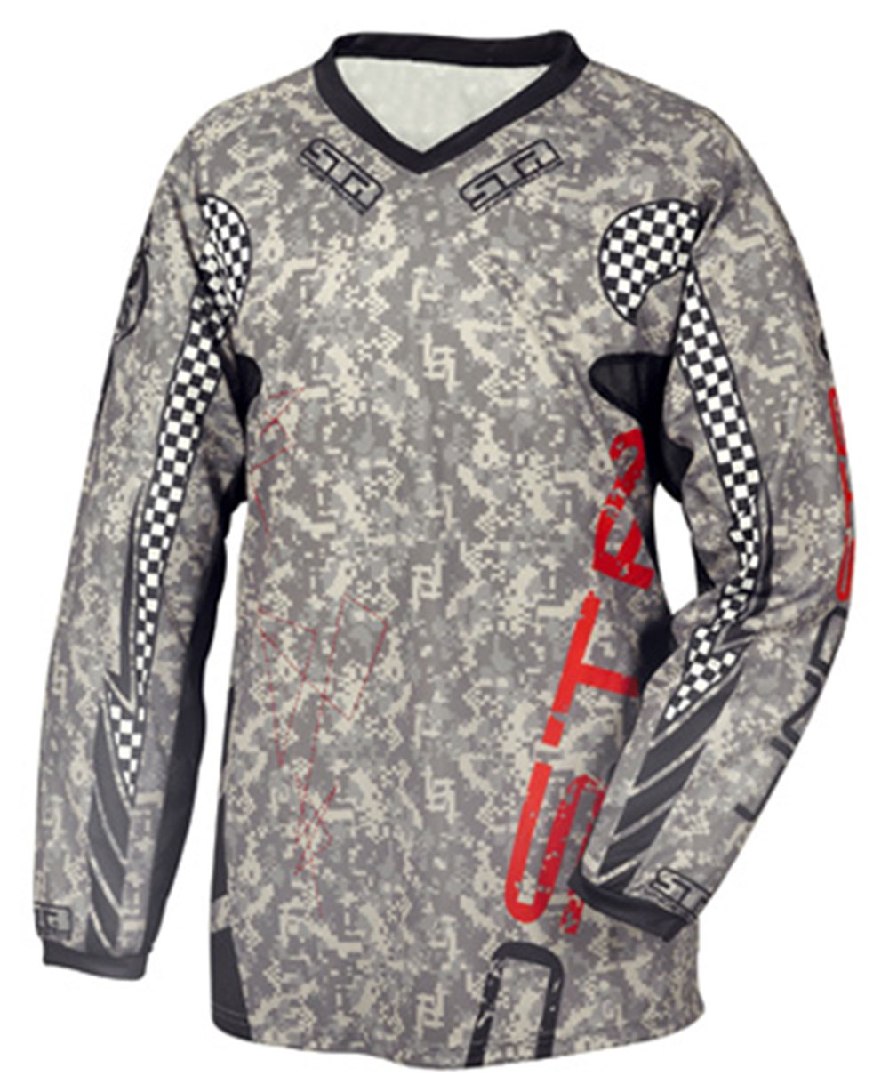 LINDSTRANDS WHIP MX MOTOCROSS SHIRT JERSEY GREEN PIXEL CHEAP SALE CLEARANCE - Picture 1 of 1